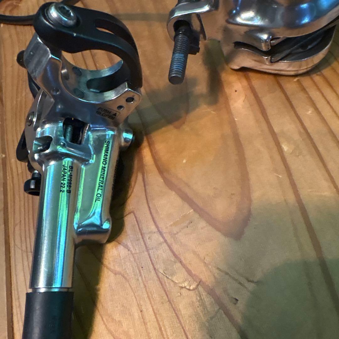 良品⭐︎XTR 油圧ディスクブレーキ前後セット(^^)