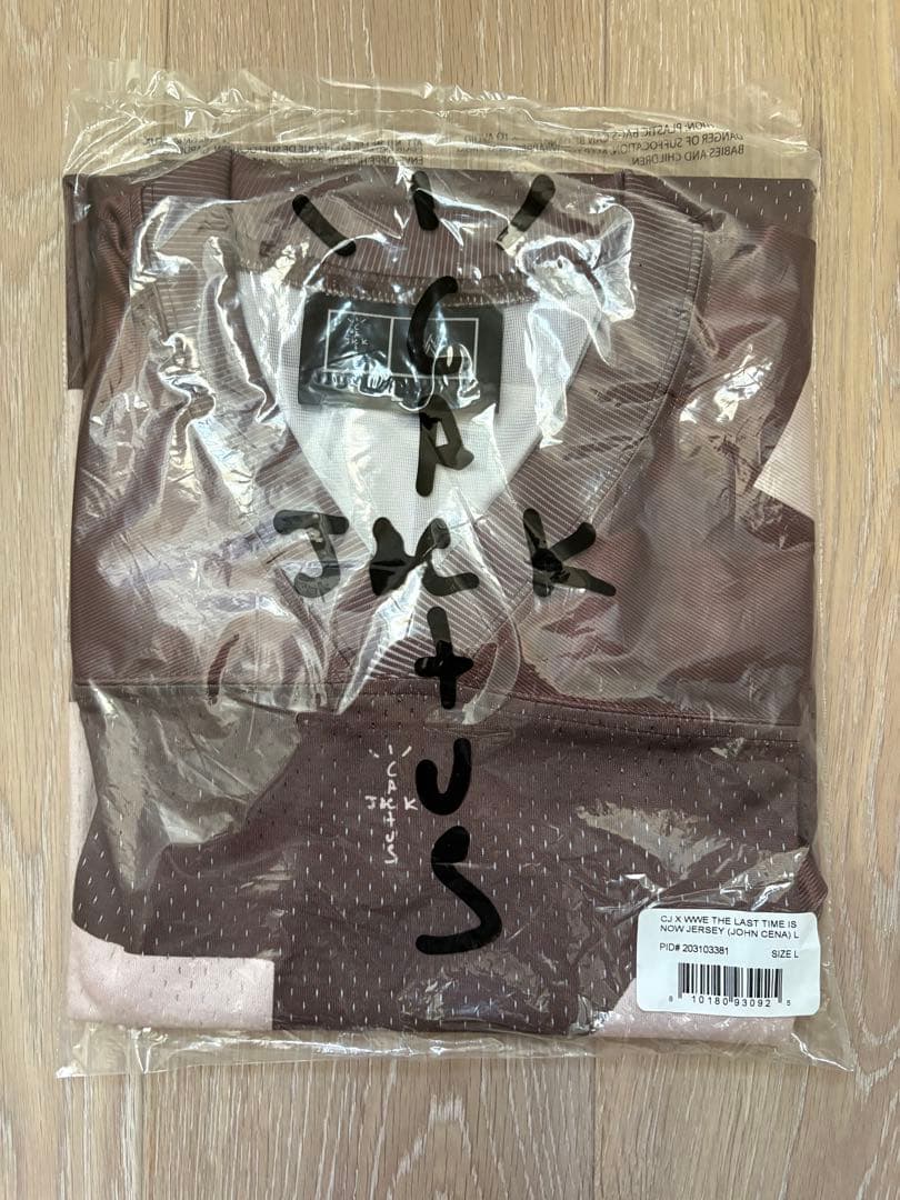 Travis Scott WWE John Cena Jersey Lサイズ