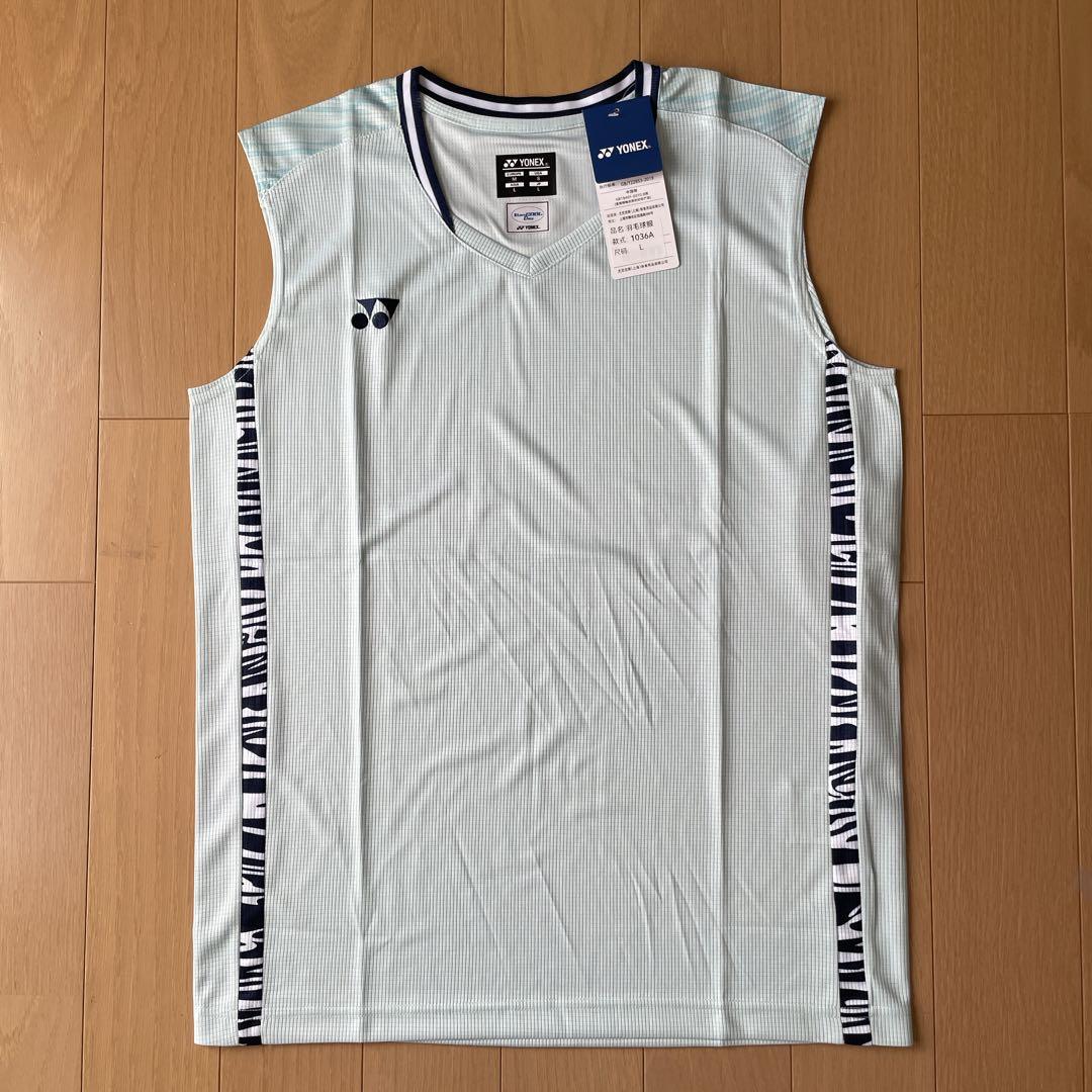 ヨネックス　YONEX バドミントン日本代表ゲームウェア新品　Lミントグリーン