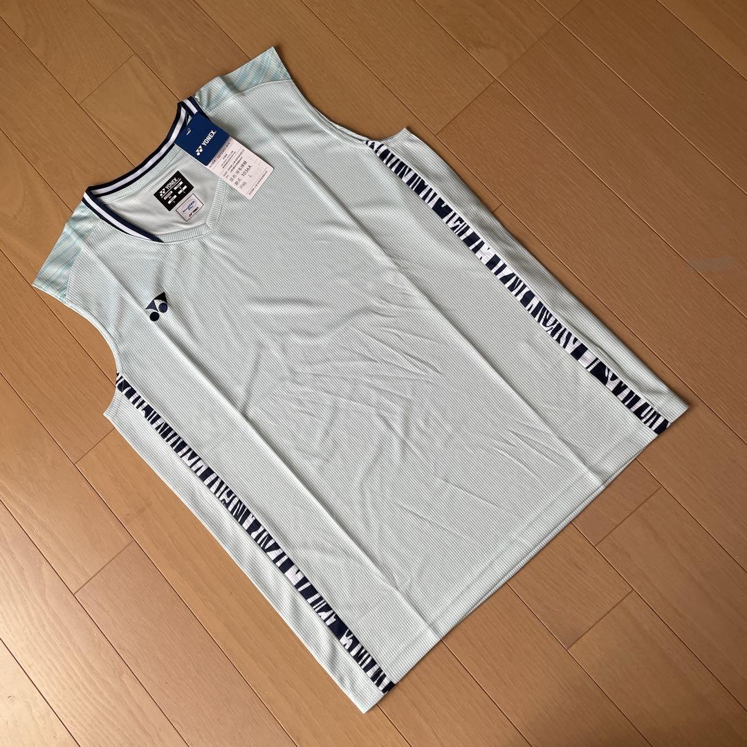 ヨネックス　YONEX バドミントン日本代表ゲームウェア新品　Lミントグリーン