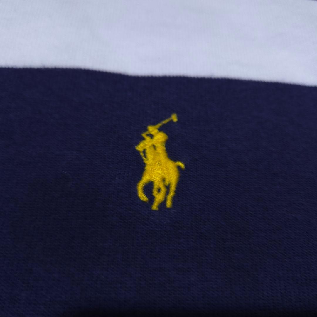 90s 00s ポロラルフローレン ラガーシャツ L ボーダー King Gnu