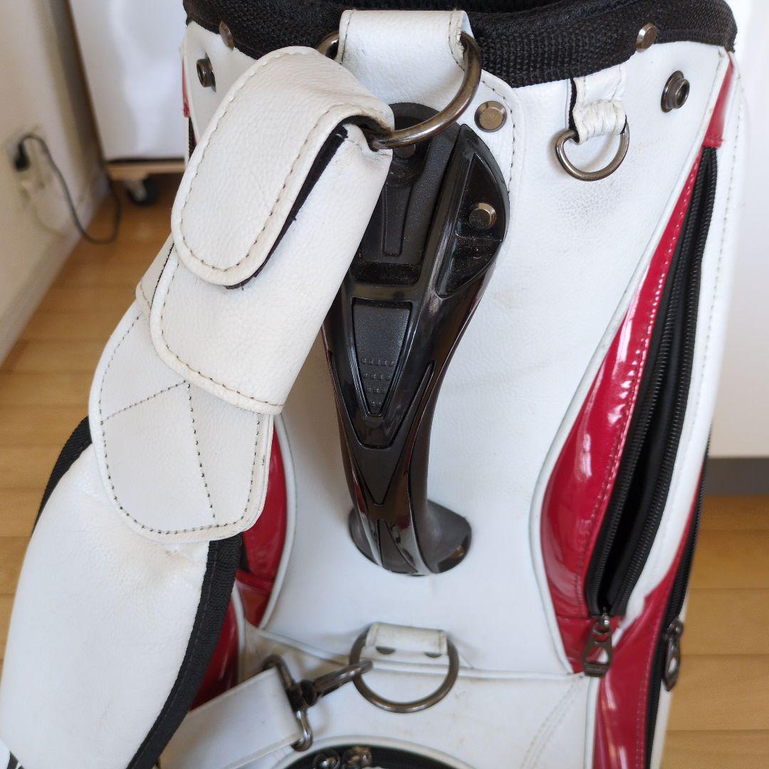 SRIXON ツアーモデルキャディバッグ ホワイト/レッド