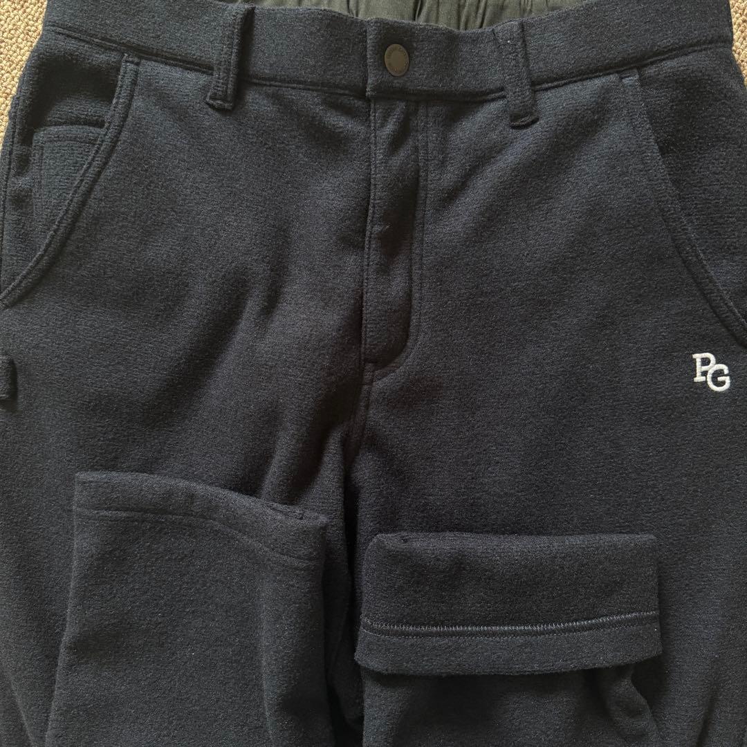 現行モデル　極美品　起毛　パーリーゲイツ　パンツ　M〜L相当　紺　ネイビー 4