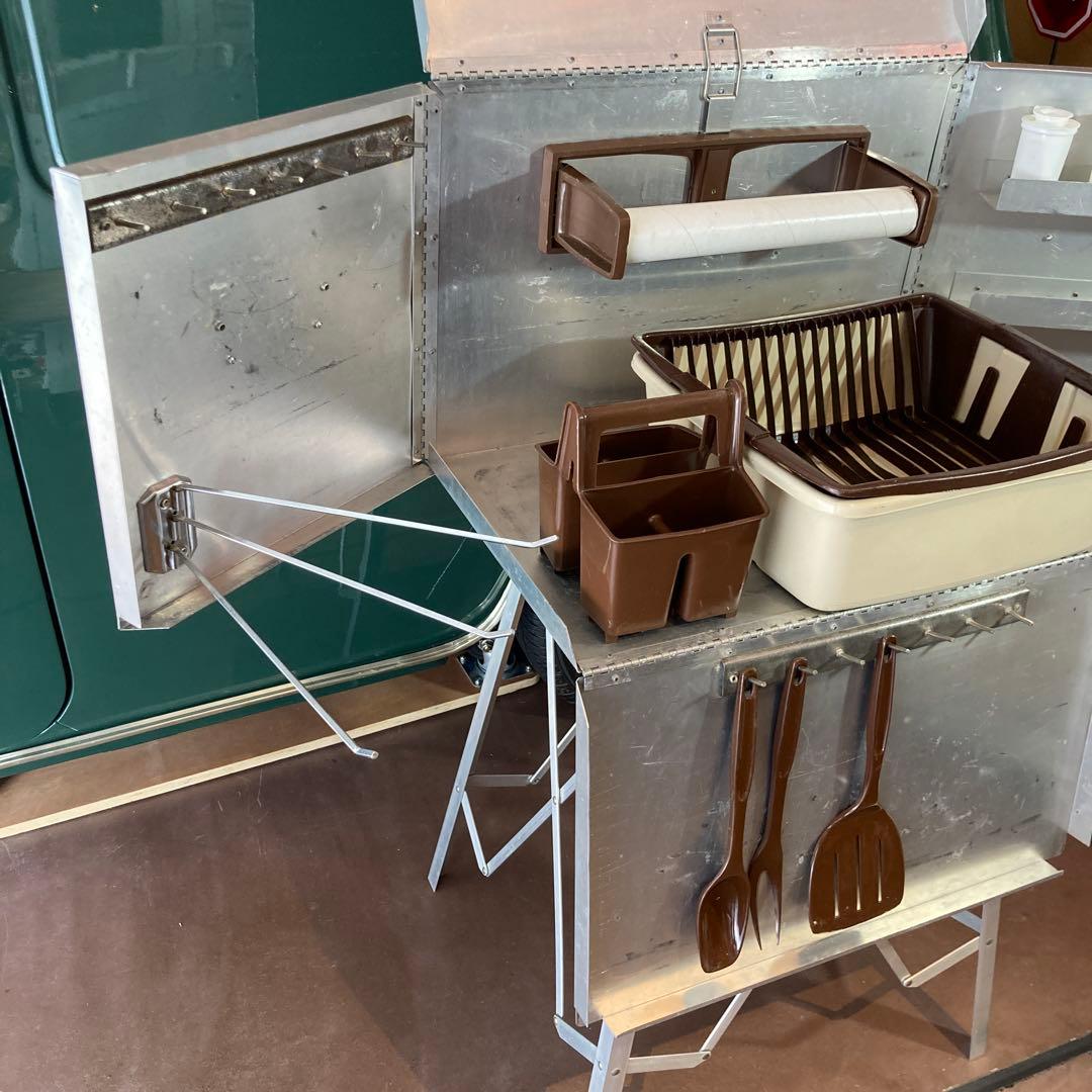 バーベキュー・調理用品 Rare! 1980's Campers Kitcen Texas,U.S.A.
