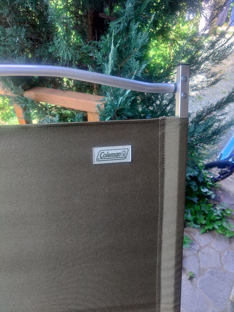 Coleman　フォールディングチェア　ワイド　カーキ　オリーブ　キャンプ