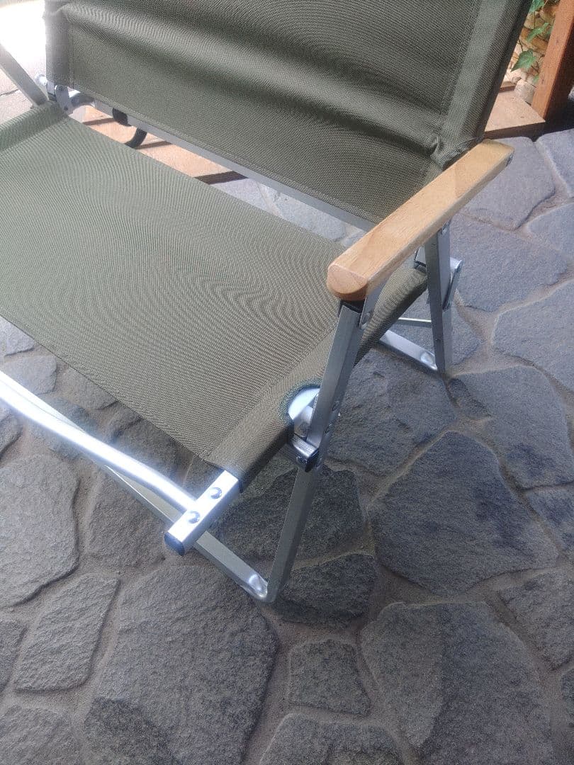 Coleman　フォールディングチェア　ワイド　カーキ　オリーブ　キャンプ