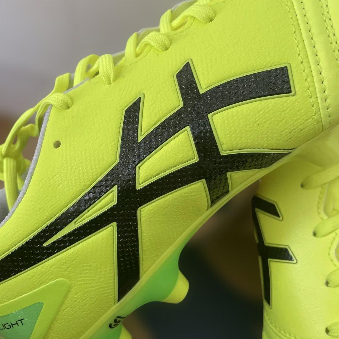 asics DS LIGHT 蛍光イエロー サッカースパイク27cm #2076