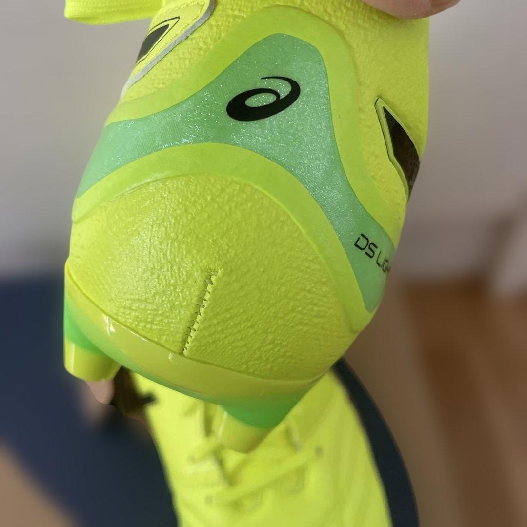 asics DS LIGHT 蛍光イエロー サッカースパイク27cm #2076