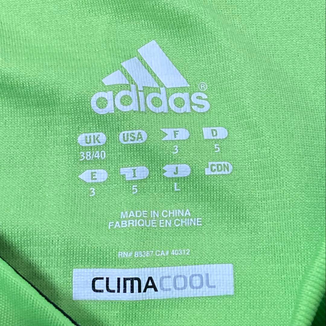 adidas チェルシー 2010-11チャンピオンズリーグ用シャツ L 蛍光緑