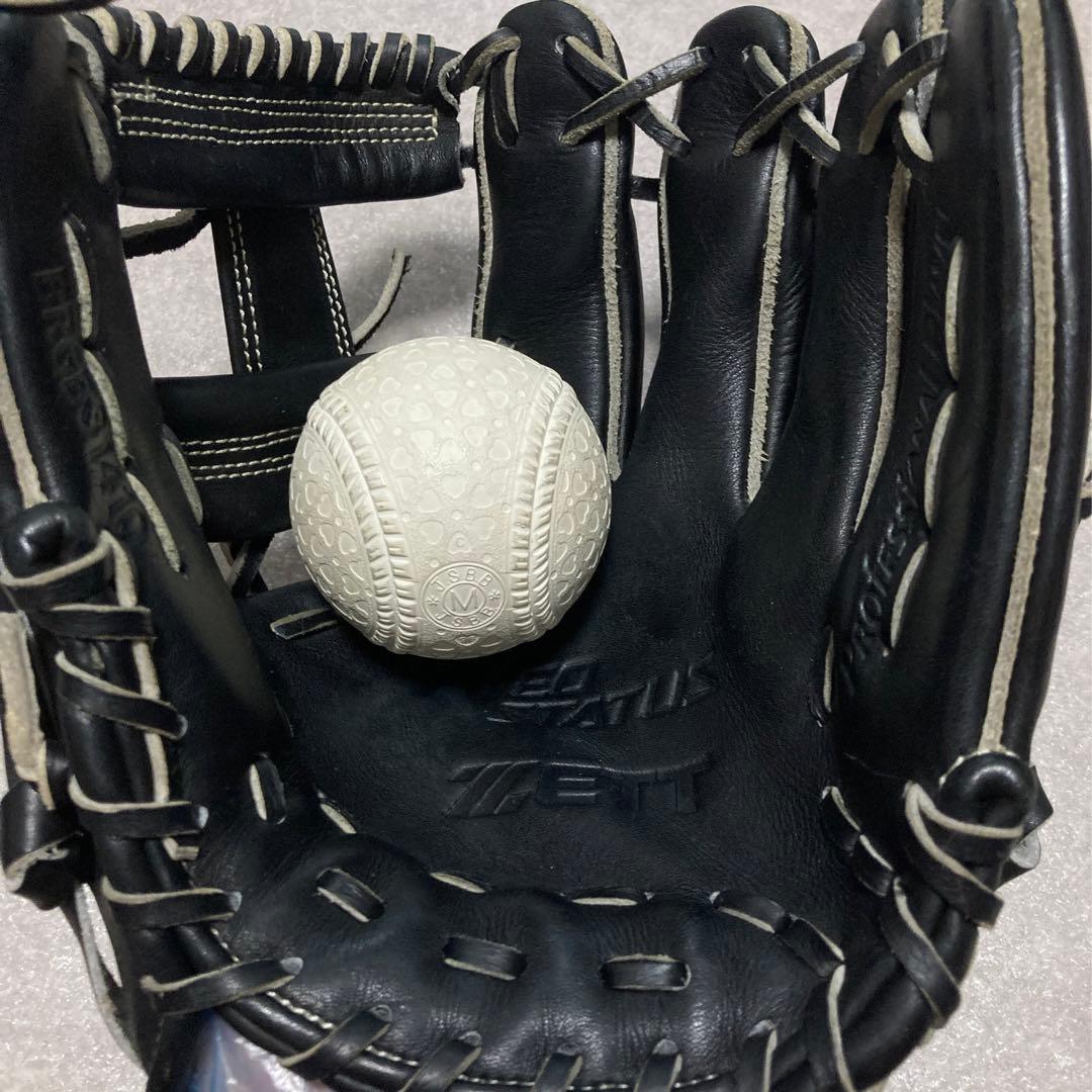 ご*う様 ZETT ネオステイタス 一般 大人用 軟式 内野 野球 グローブ グ