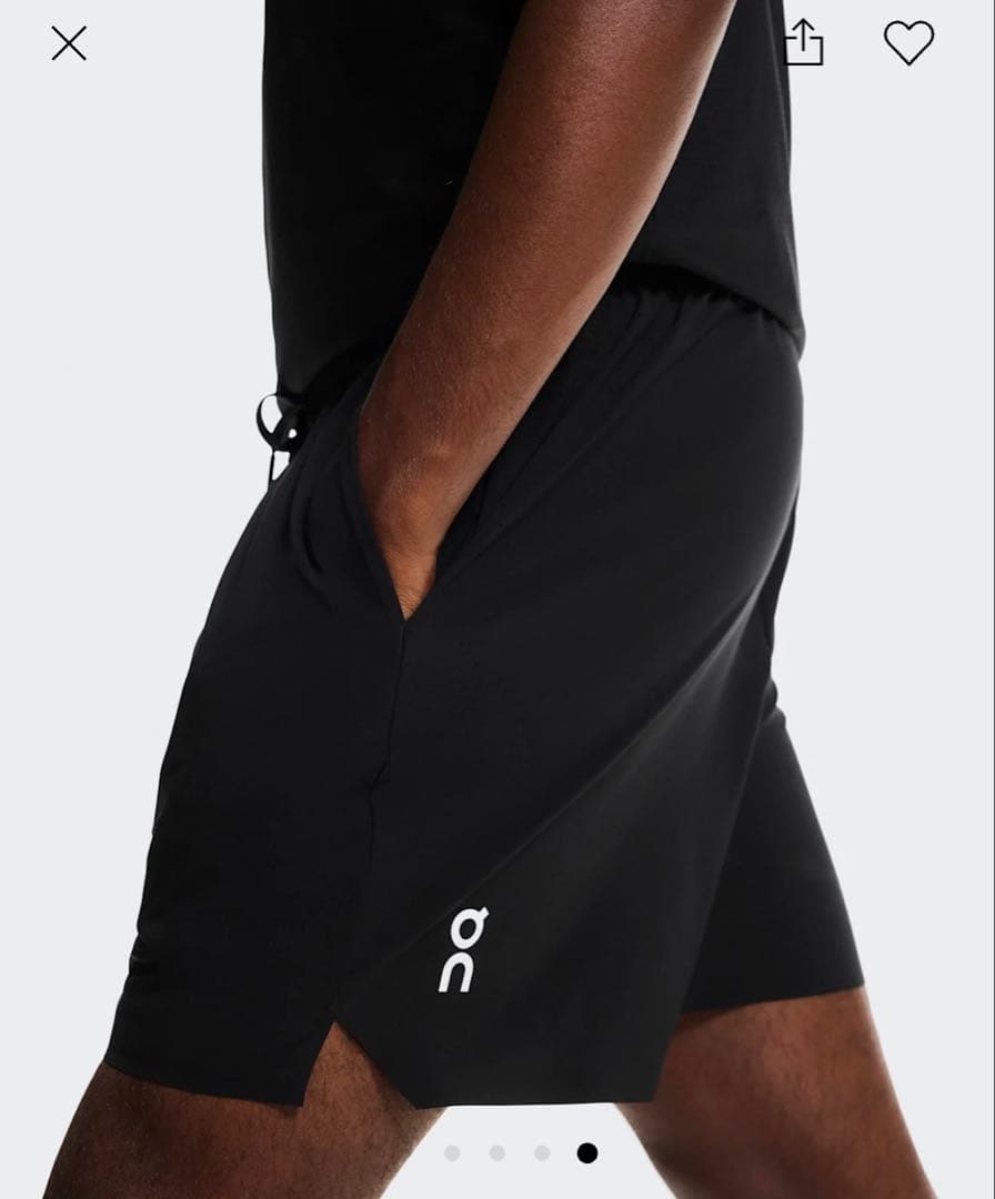 On 5\" Court Shorts Black Sサイズ