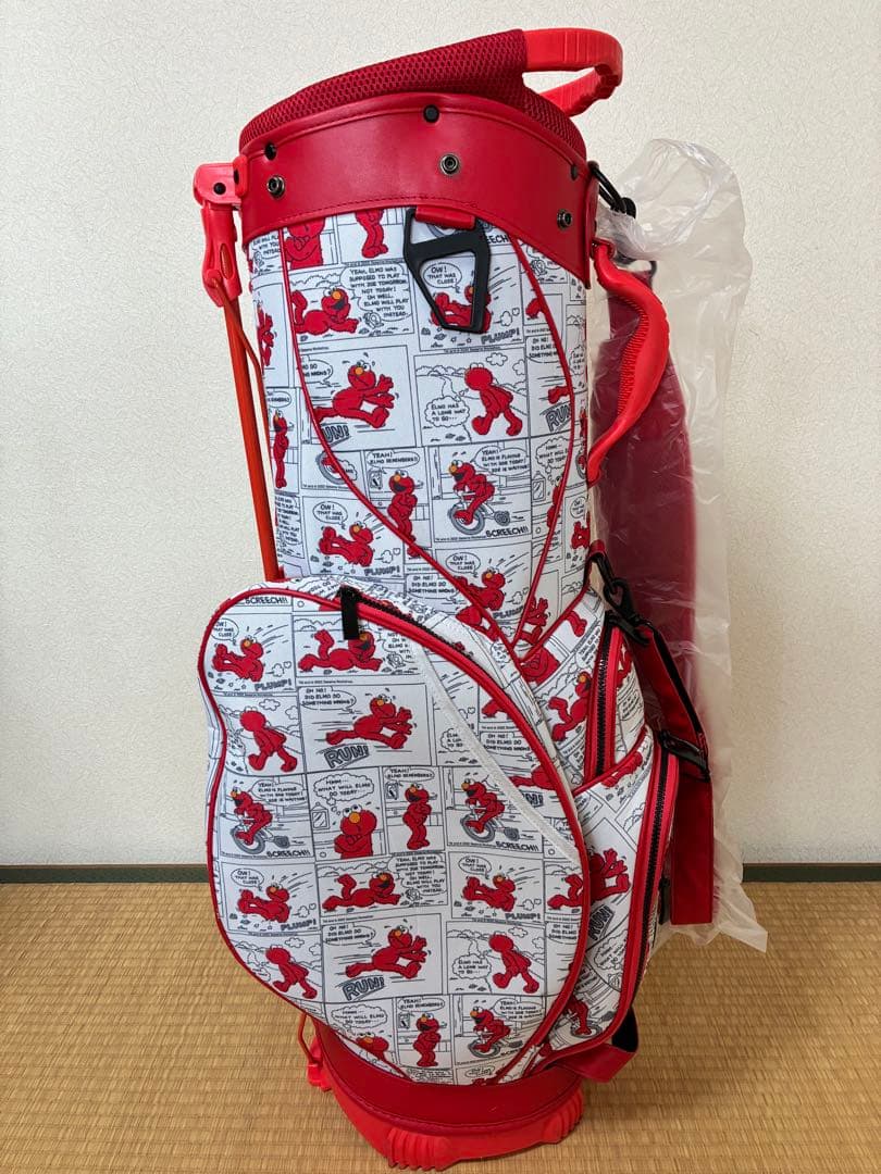 セサミストリート ゴルフバッグ ・ラウンドバックのセット