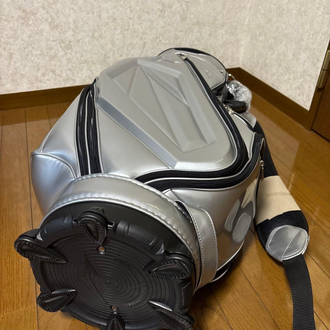 【未使用品】MIZUNO JPXキャディバッグ 9.5型 シルバー
