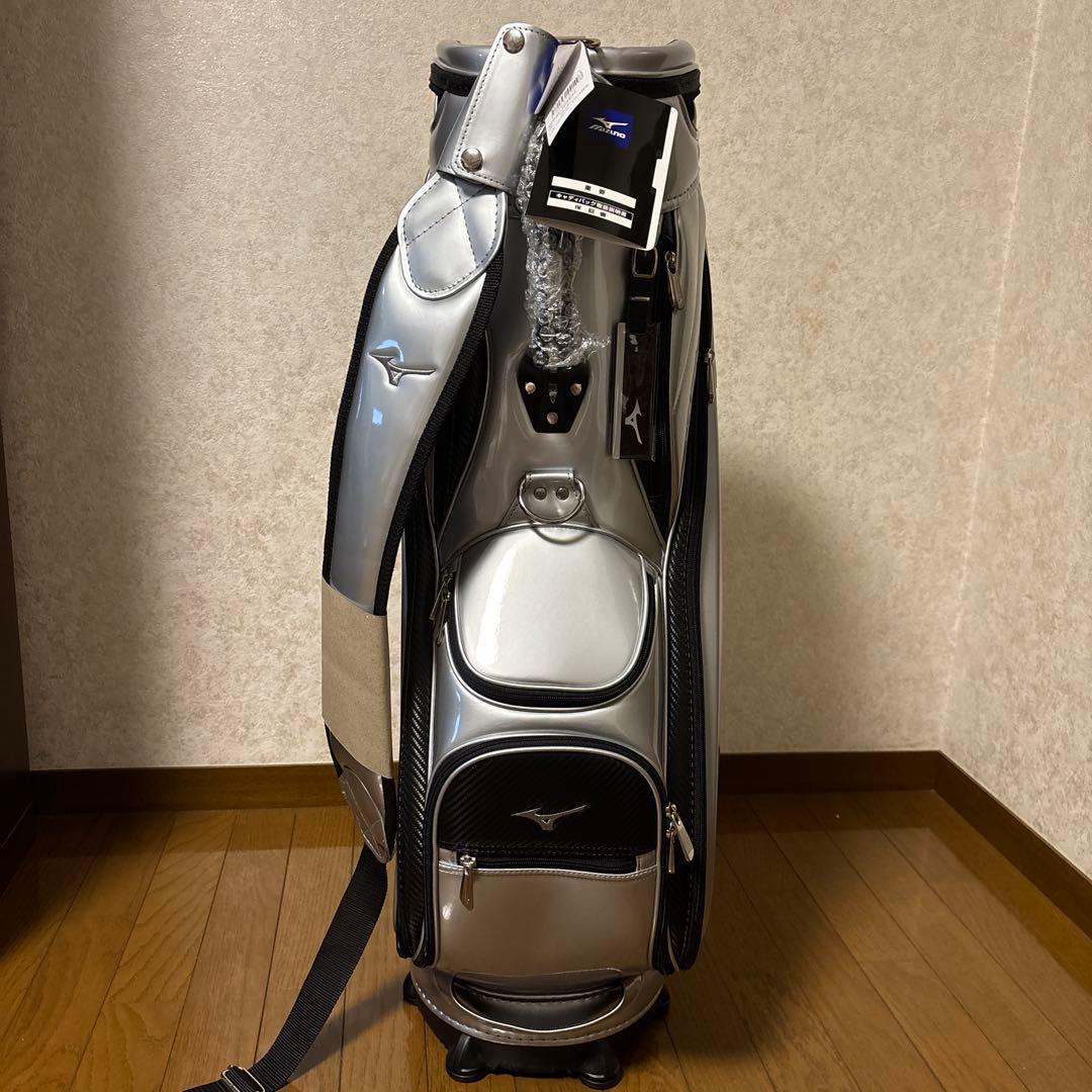 【未使用品】MIZUNO JPXキャディバッグ 9.5型 シルバー