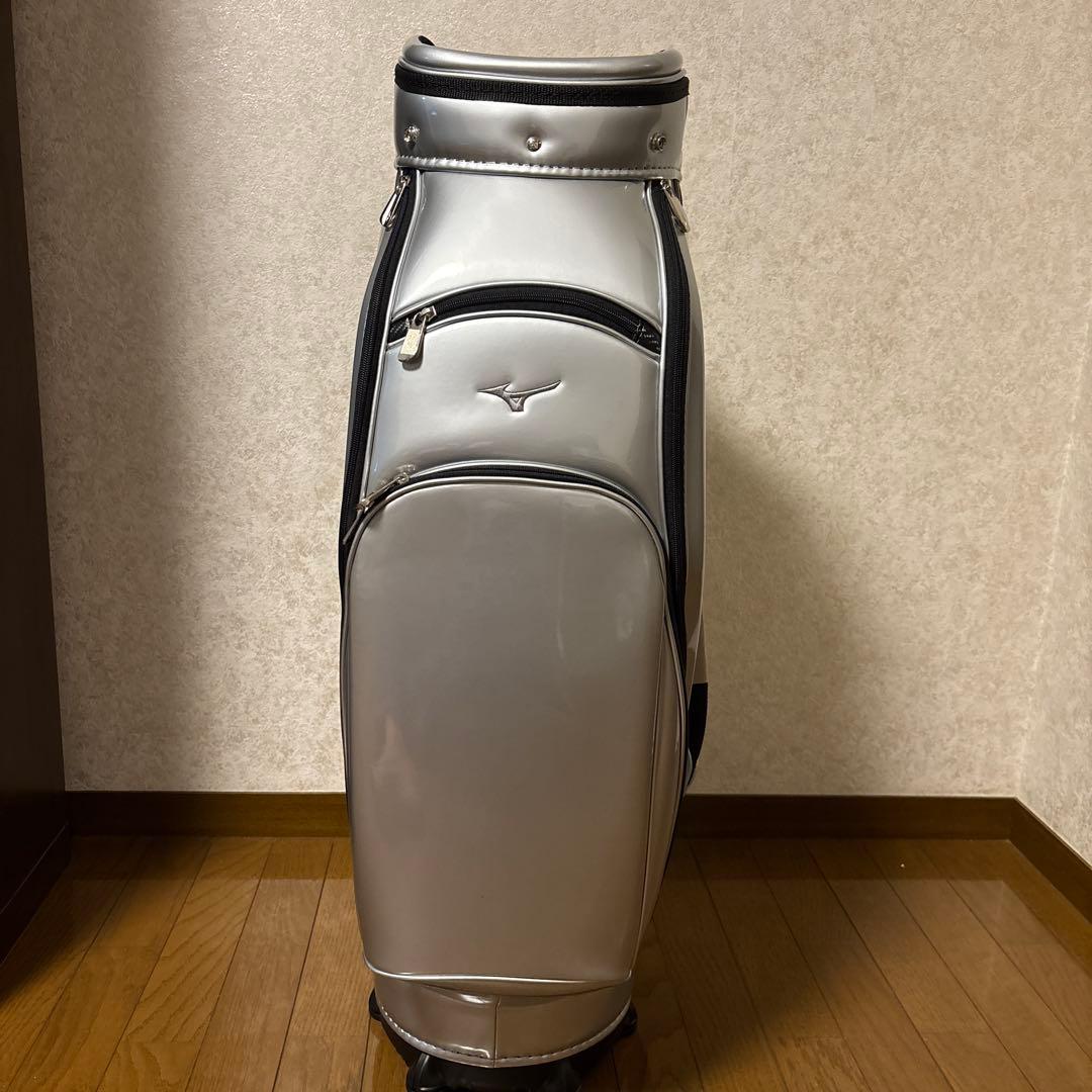 【未使用品】MIZUNO JPXキャディバッグ 9.5型 シルバー