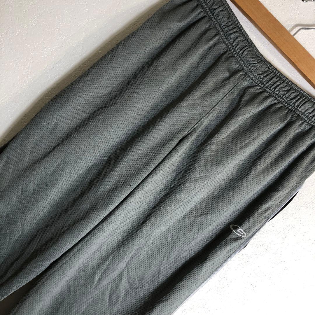 Champion メッシュ ジャージ XL グレー サイドライン