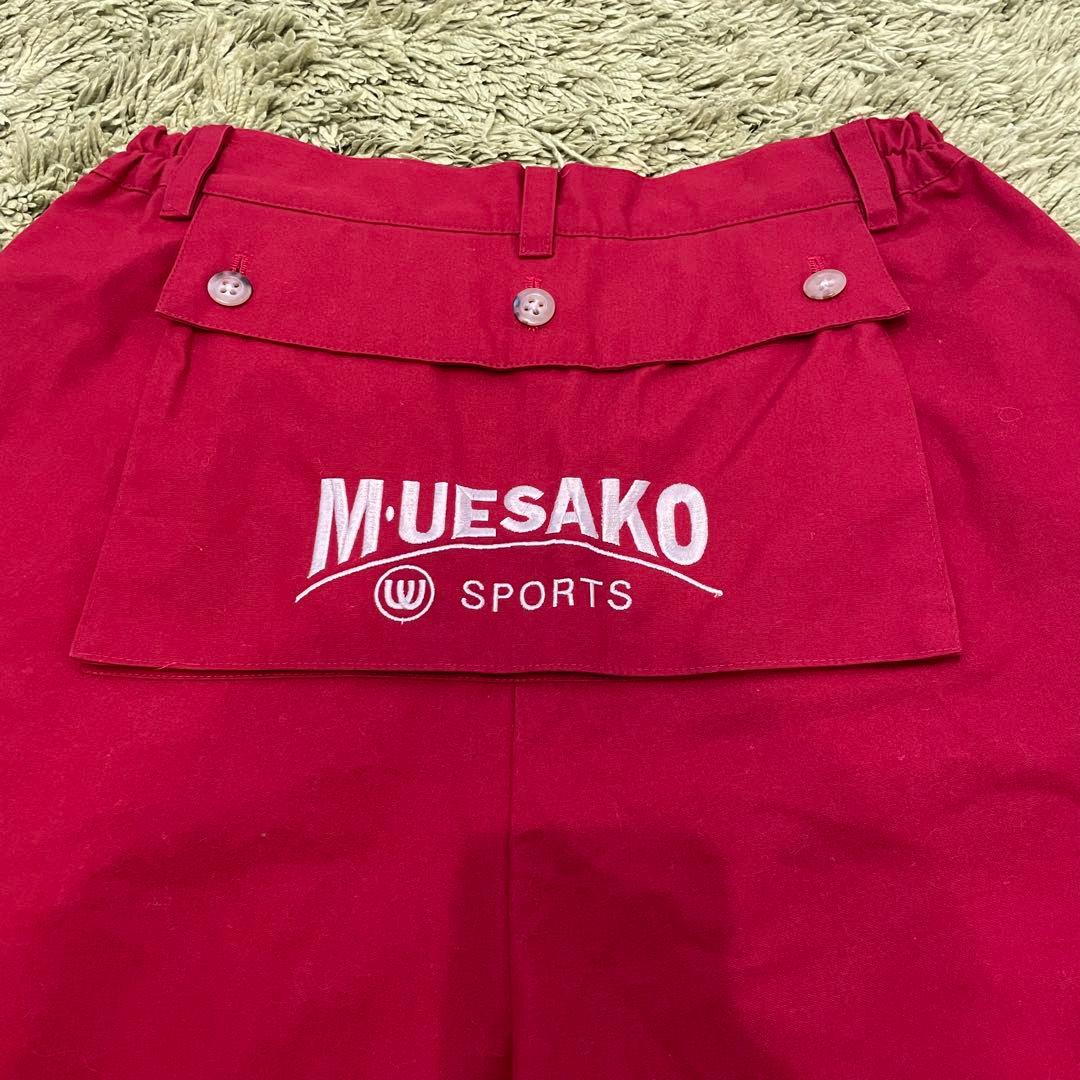 【新品】MU SPORTS ミエコウエサコ キュロット 赤系 サイズ42