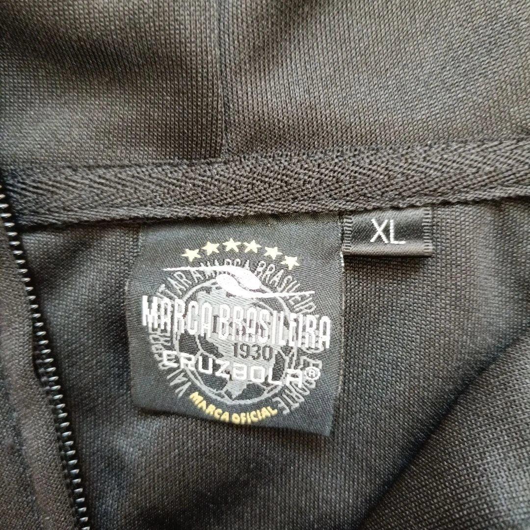 DALPONTE 　ブラックジャージ上下セット　フード付き　XL
