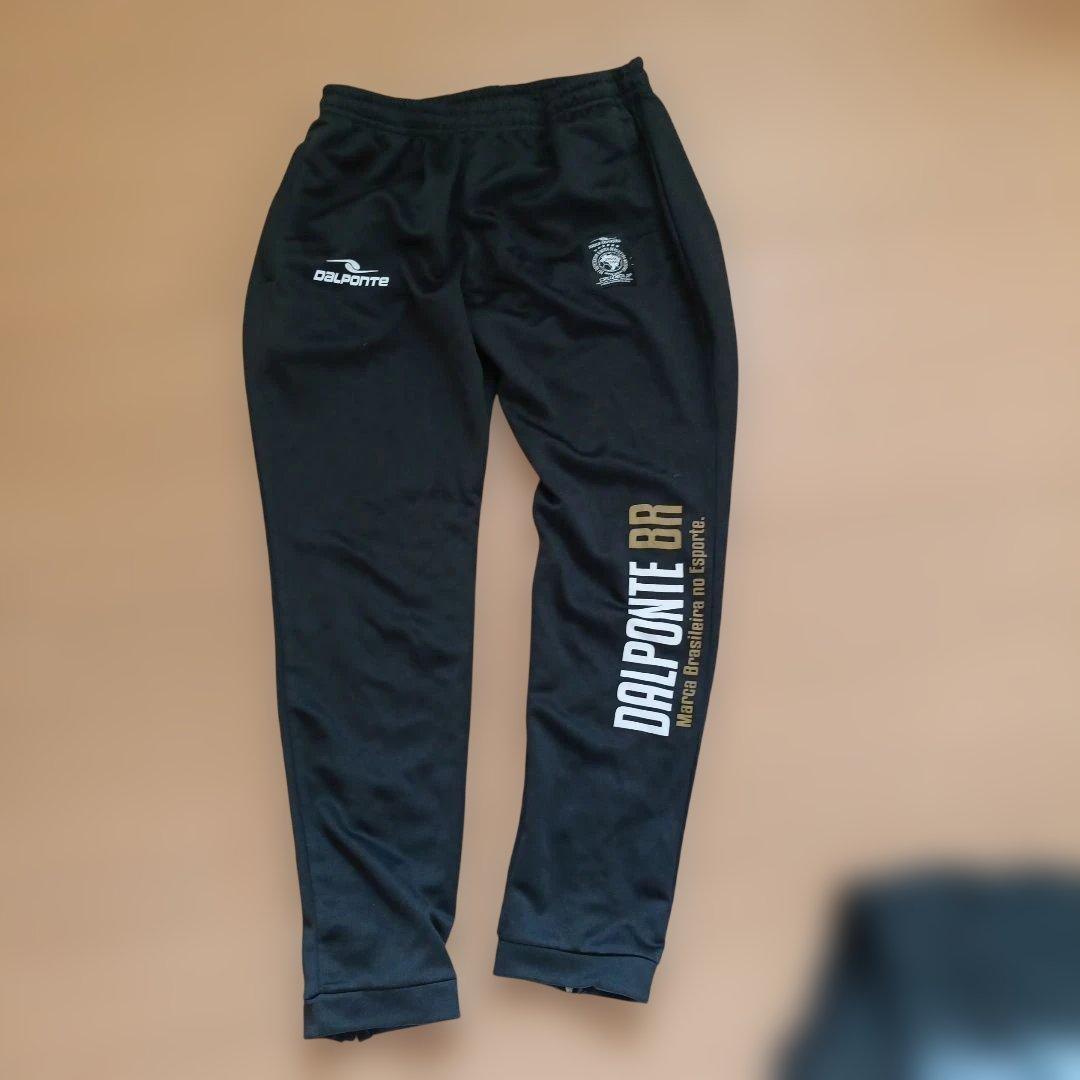 DALPONTE 　ブラックジャージ上下セット　フード付き　XL