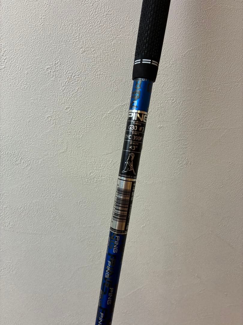 【純正カバー付き】 PING G30 3W TFC390F (S) 14.5°