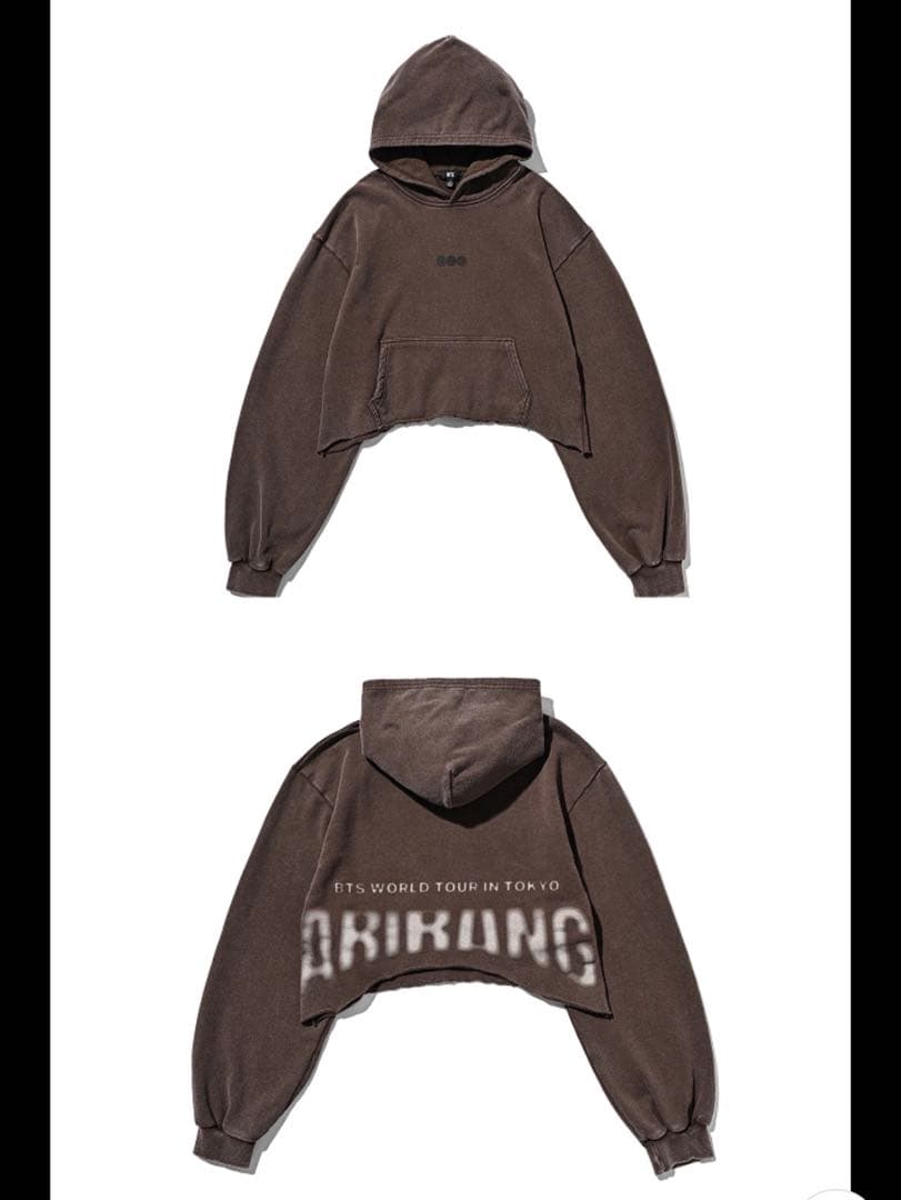 BTS ARIRANG Japan 日本 Crop Hoodieフーディー　XL