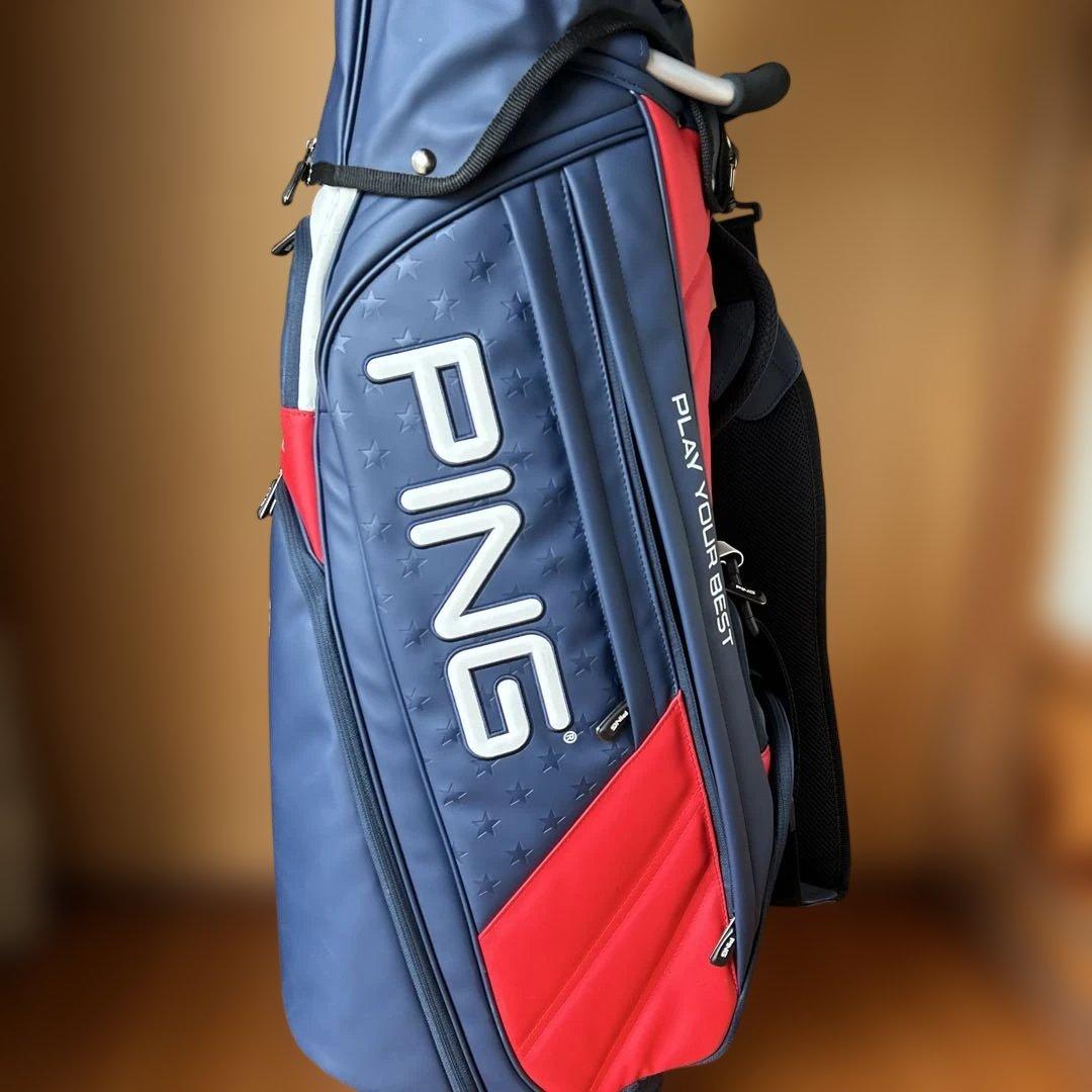 PING(ピン) ゴルフキャディバッグ USA メンズ ネイビー