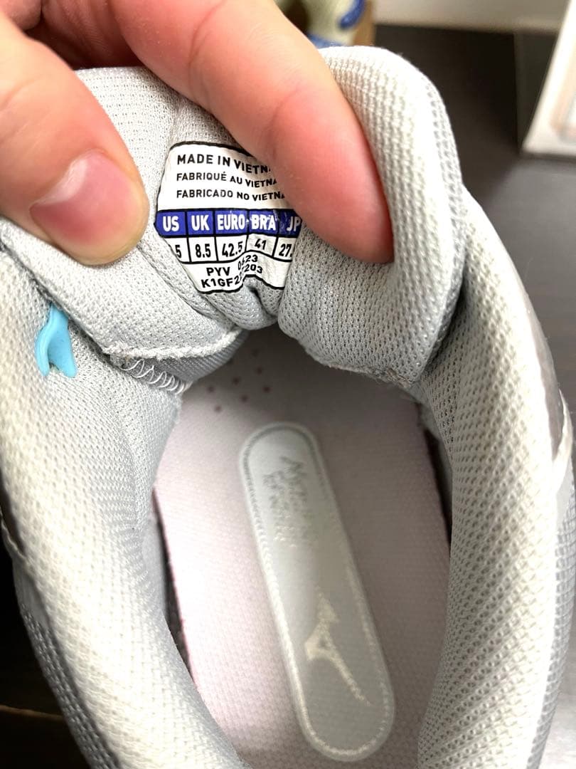MIZUNO ユニセックス ウェーブダイバース LG 4 シルバー/ホワイト