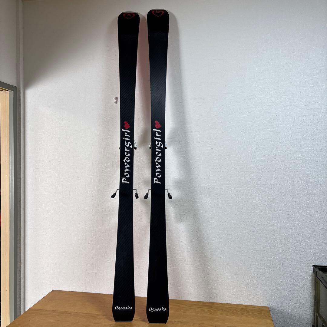 ogasaka レディーススキーセットストック付160cm 25-25.5㎝