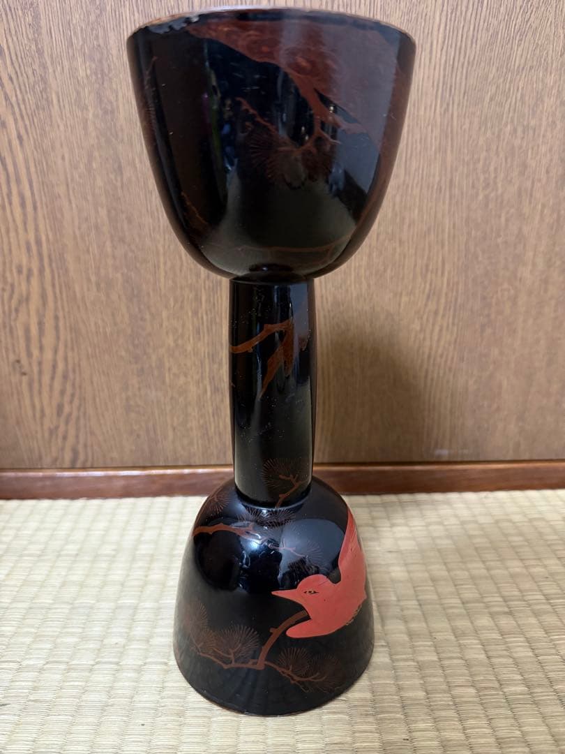 和楽器　鼓　胴　小鼓　蒔絵　木製