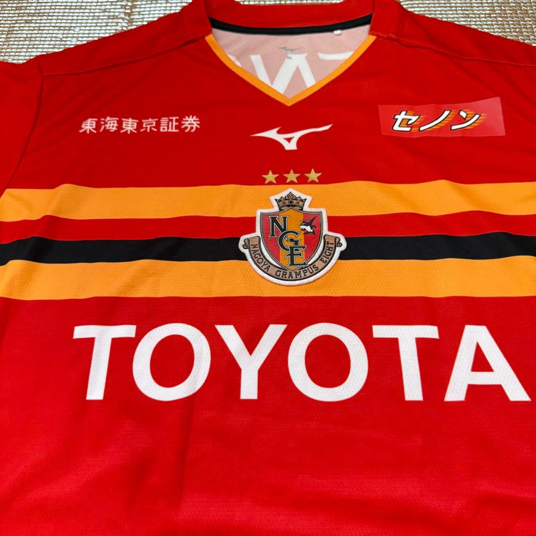 【美品/XL】名古屋グランパス 2019年ホームユニフォーム 長袖 赤