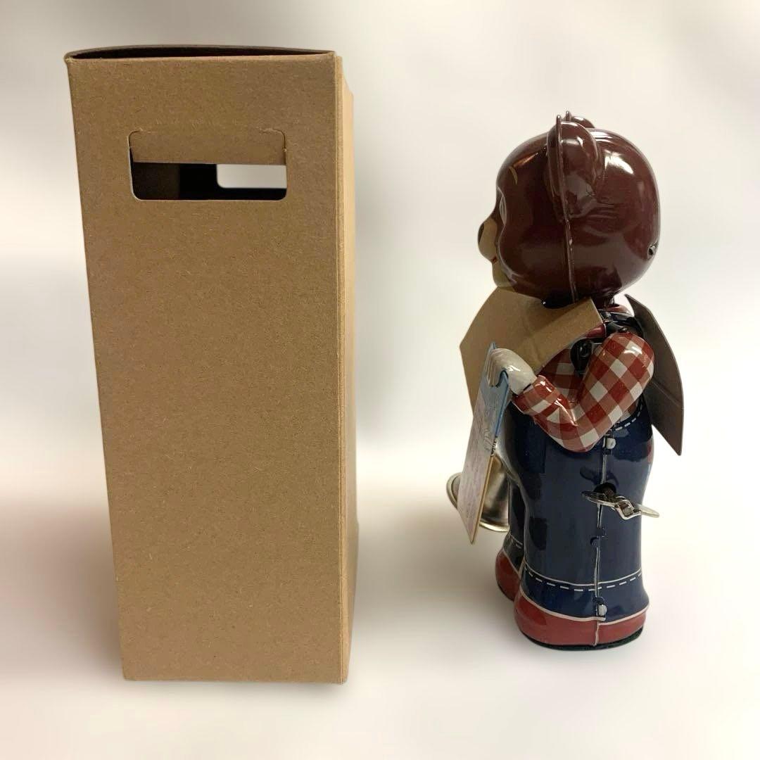 【新品未使用品】ブリキニュースベア　WIND UP BEAR 日本製