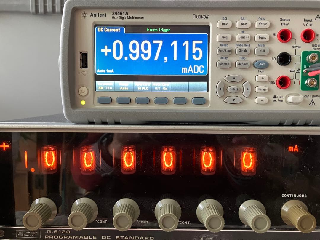 TR6120　プログラマブル標準直流電圧/電流発生器