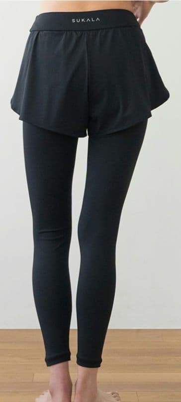 SUKALA　 ショートパンツ付きベーシックレギンスLLサイズ