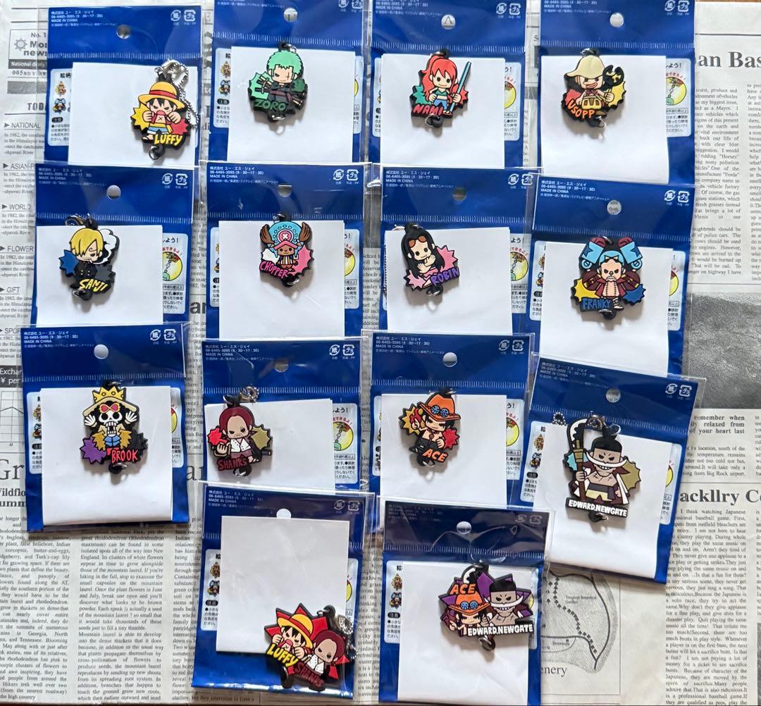 USJ プレミアムサマー　キーチェーンコレクション　コンプリート　ワンピース