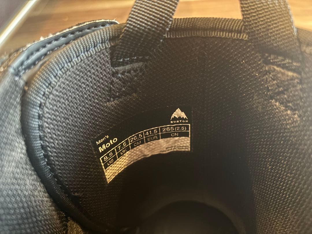 【保証書付】BURTON moto スノーボードブーツ 26.5cm 24-25