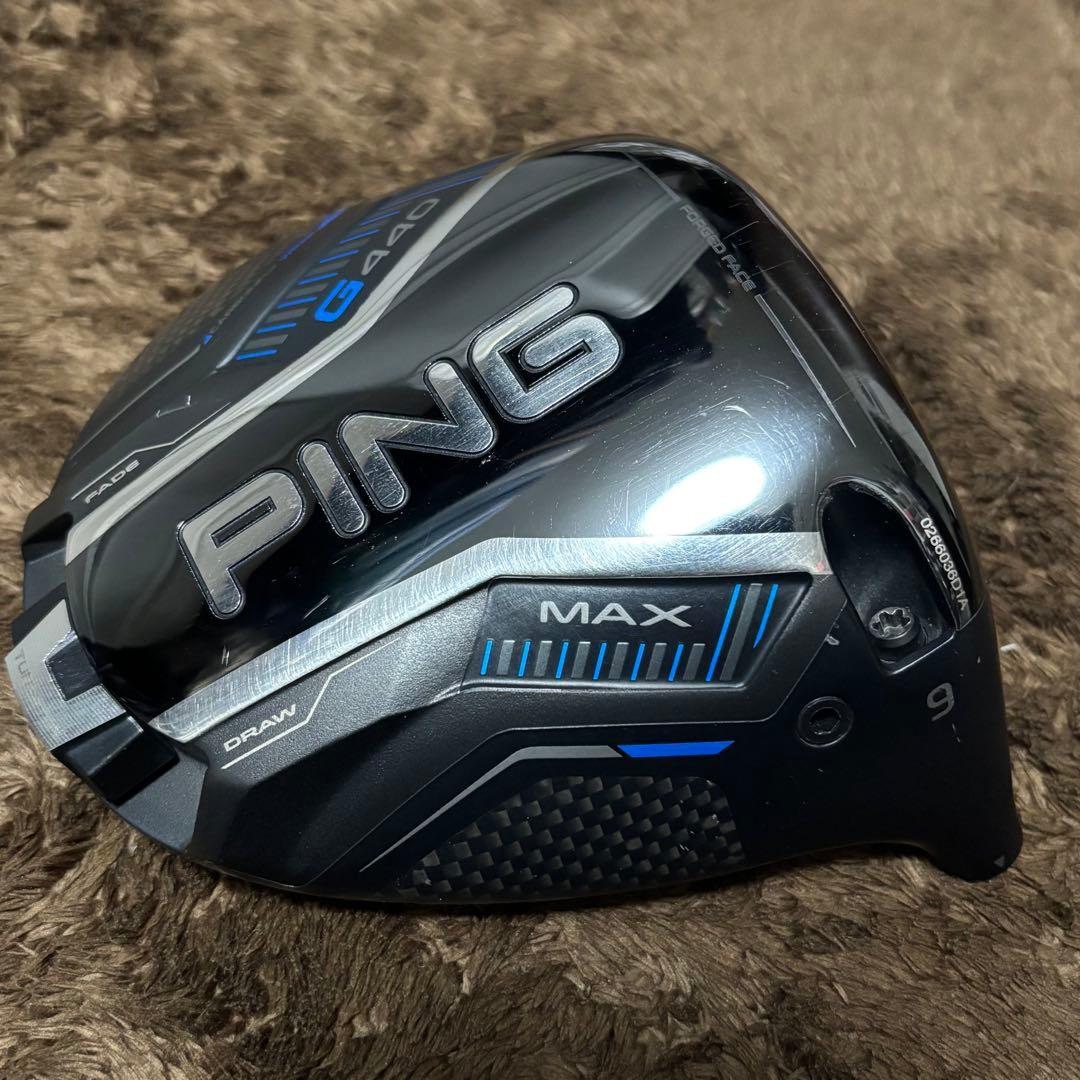 PING G440 MAX 9° ヘッドのみ カバー・レンチ未使用品付属