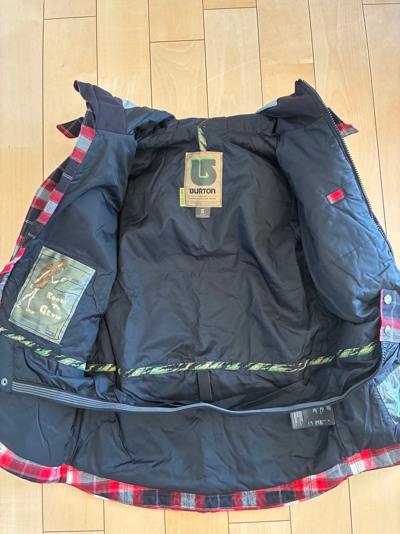 Burton スノーボード ウェア上下セット グローブ付ジュニア サイズS