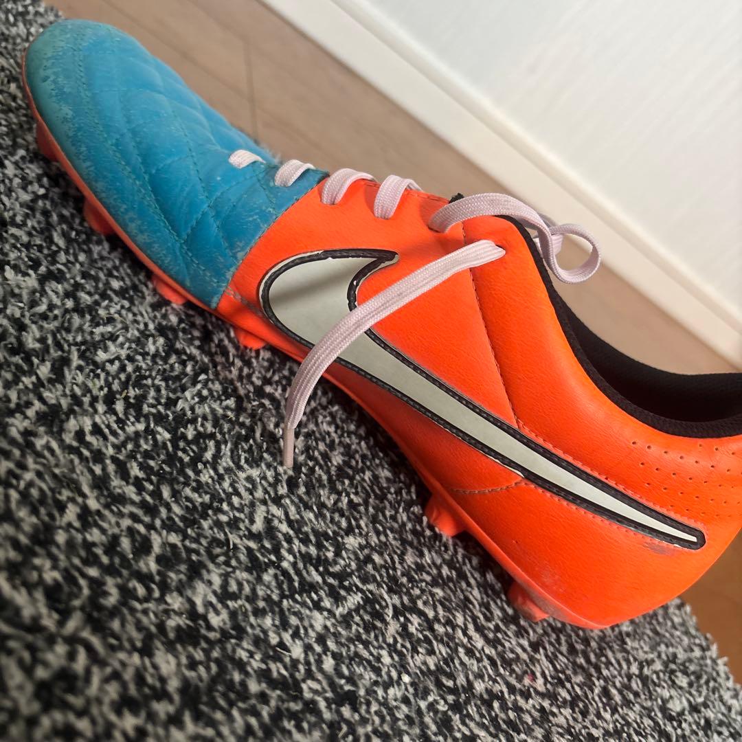 【値下げ可能】 Nike サッカーシューズ 青/オレンジ