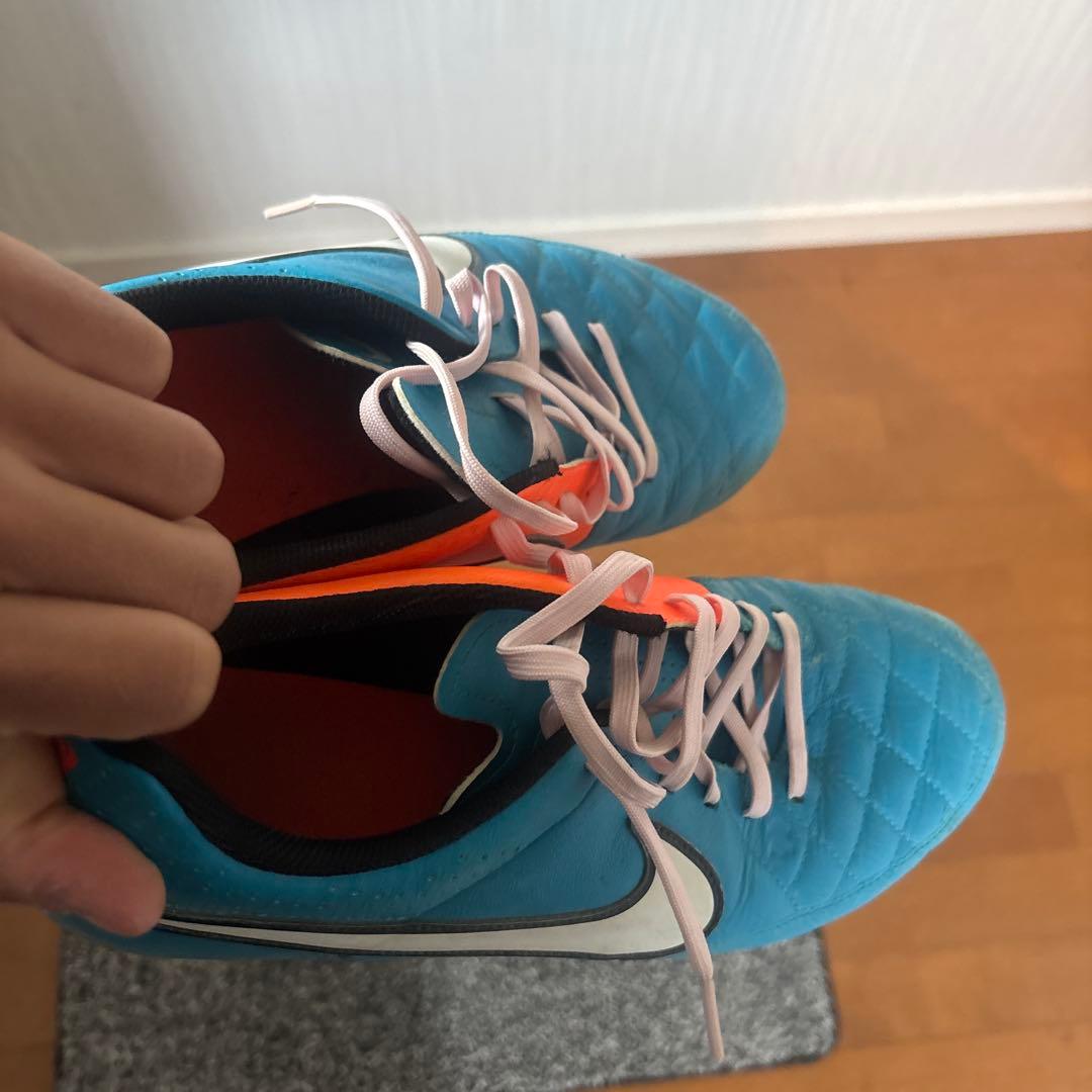 【値下げ可能】 Nike サッカーシューズ 青/オレンジ