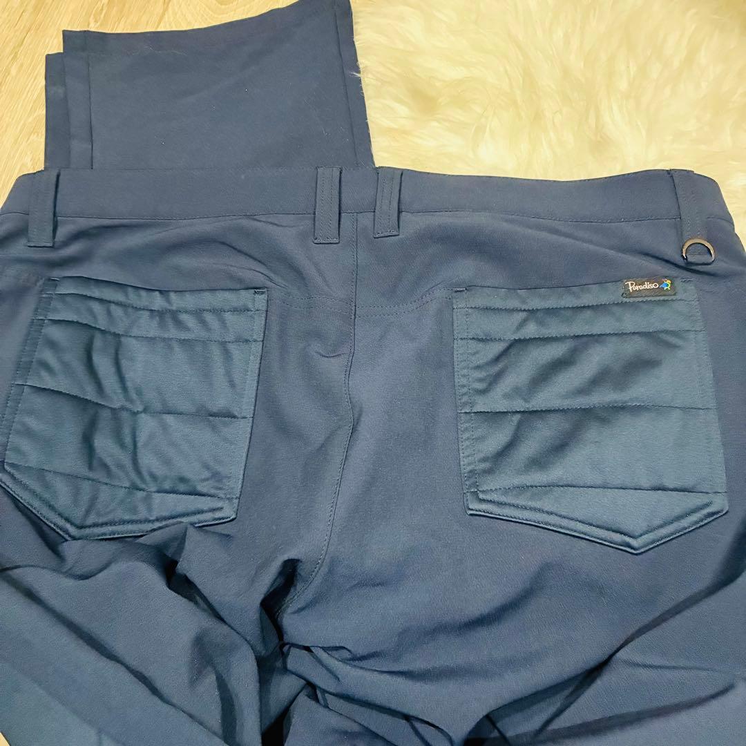 新品未使用　PARADISO パラディーゾ　二重織パンツ　ストレッチ　ゴルフ
