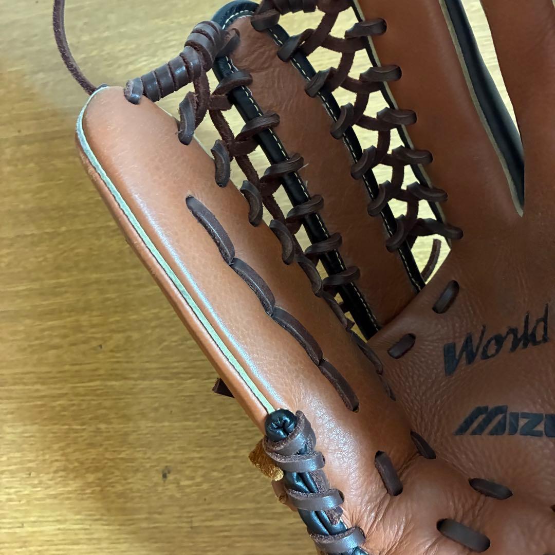 ミズノ ワールドウィン 一般軟式 グローブ グラブ 外野手用 美品
