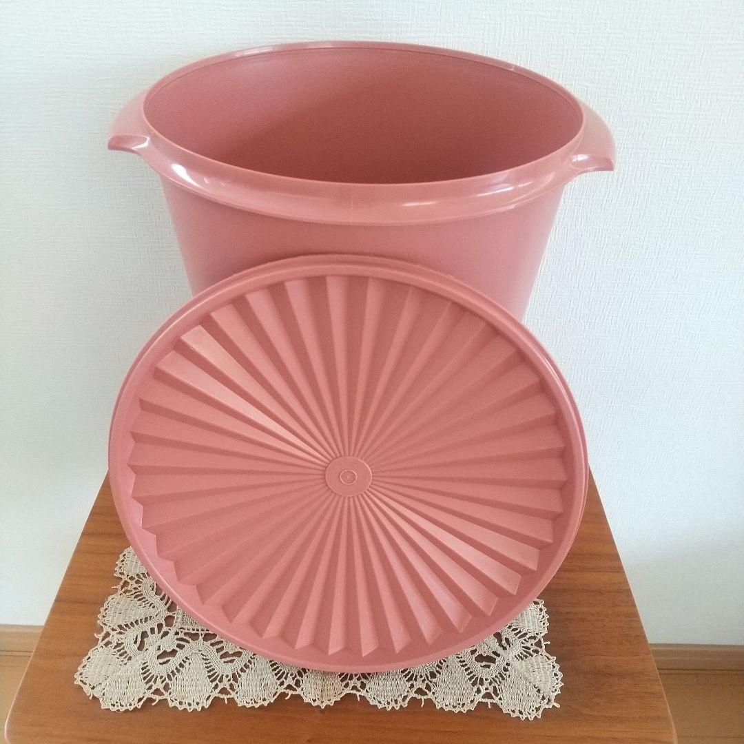 【美品】タッパーウェア マキシクィーンデコレーター 大容量食品保存容器 11L