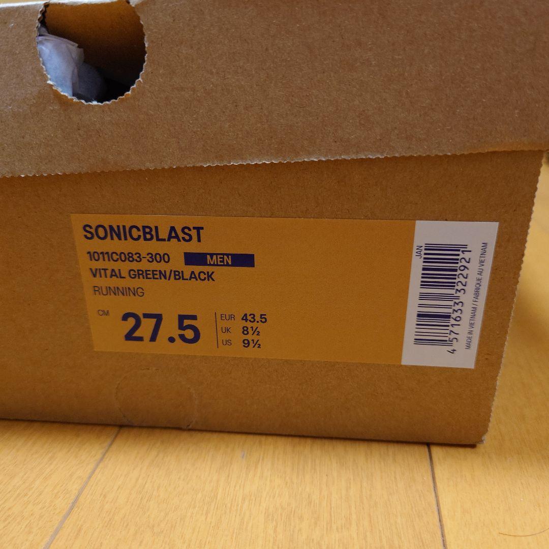asics SONICBLAST ランニングシューズ グリーン 27.5cm