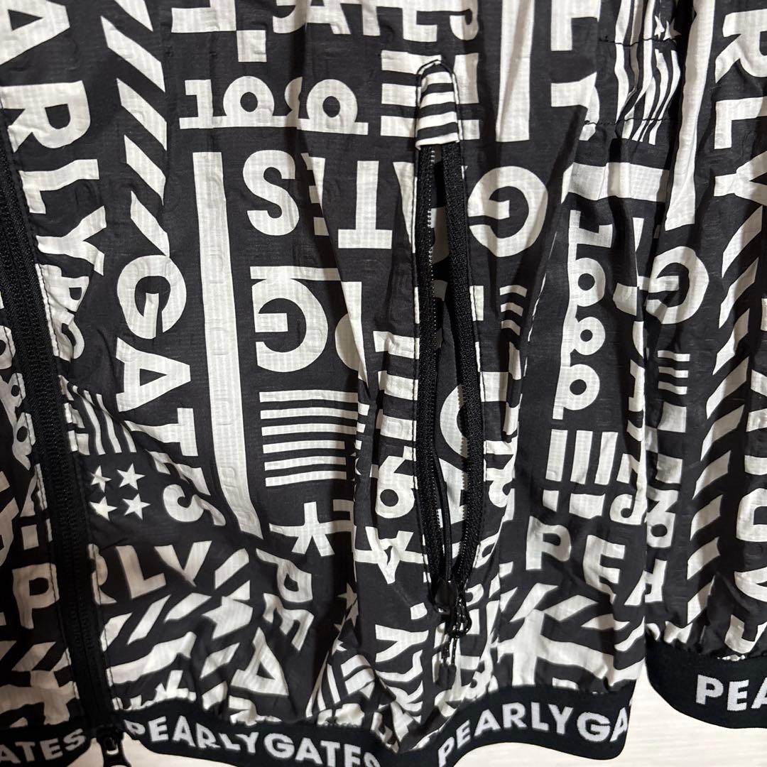 PEARLY GATES ロゴプリント ジャケット