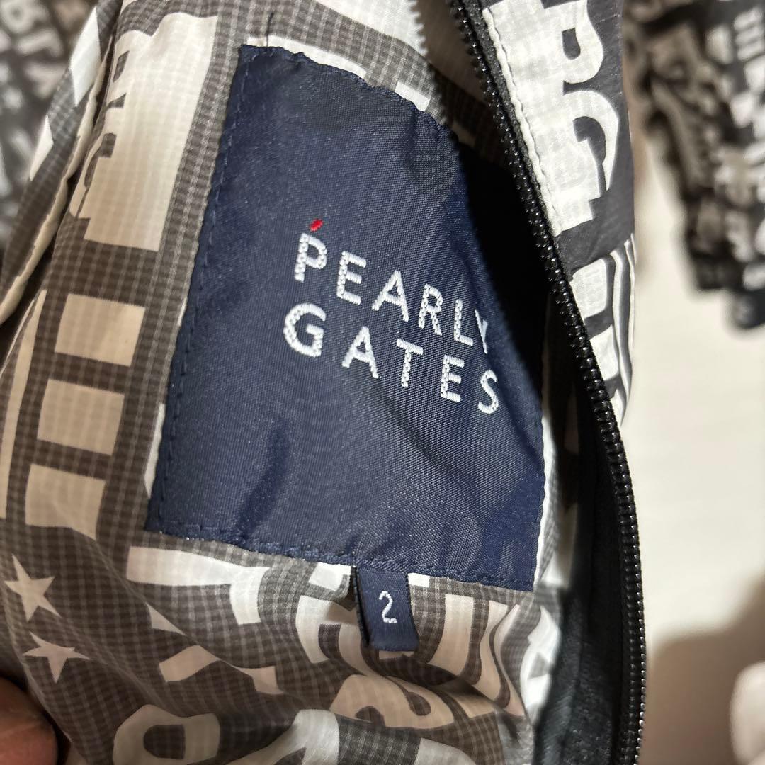 PEARLY GATES ロゴプリント ジャケット