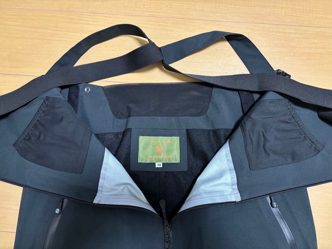 アンファッジunfudge gentle BIB PANTS ビブパンツM 黒