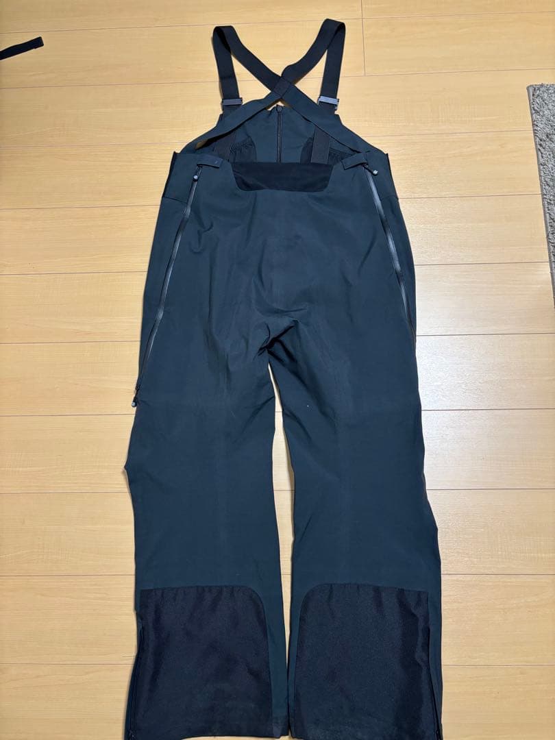 アンファッジunfudge gentle BIB PANTS ビブパンツM 黒