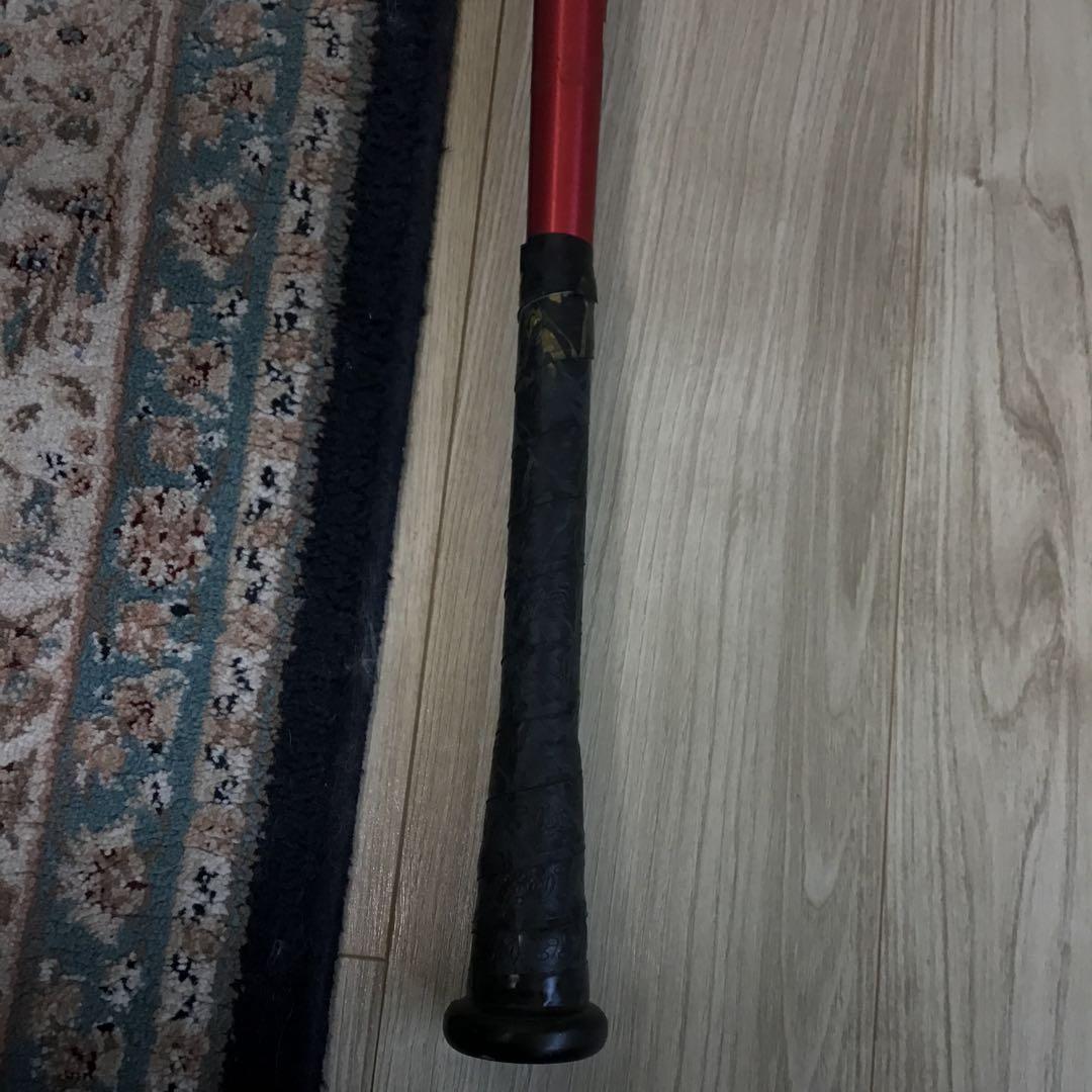 Mizunoミズノ マグナインパクト 軟式バット 赤 85cm バットケース付