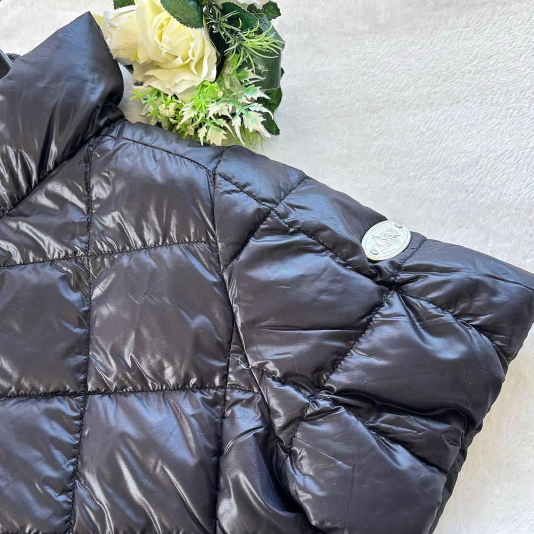 美品　アダバット　ゴルフ　ダウン　半袖　ベスト　ゴルフウェア　ロゴ　軽量　M