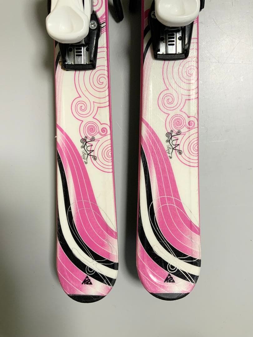 ジュニアスキー　4点セット　K2（ケーツー）板124cm／ブーツ22cm